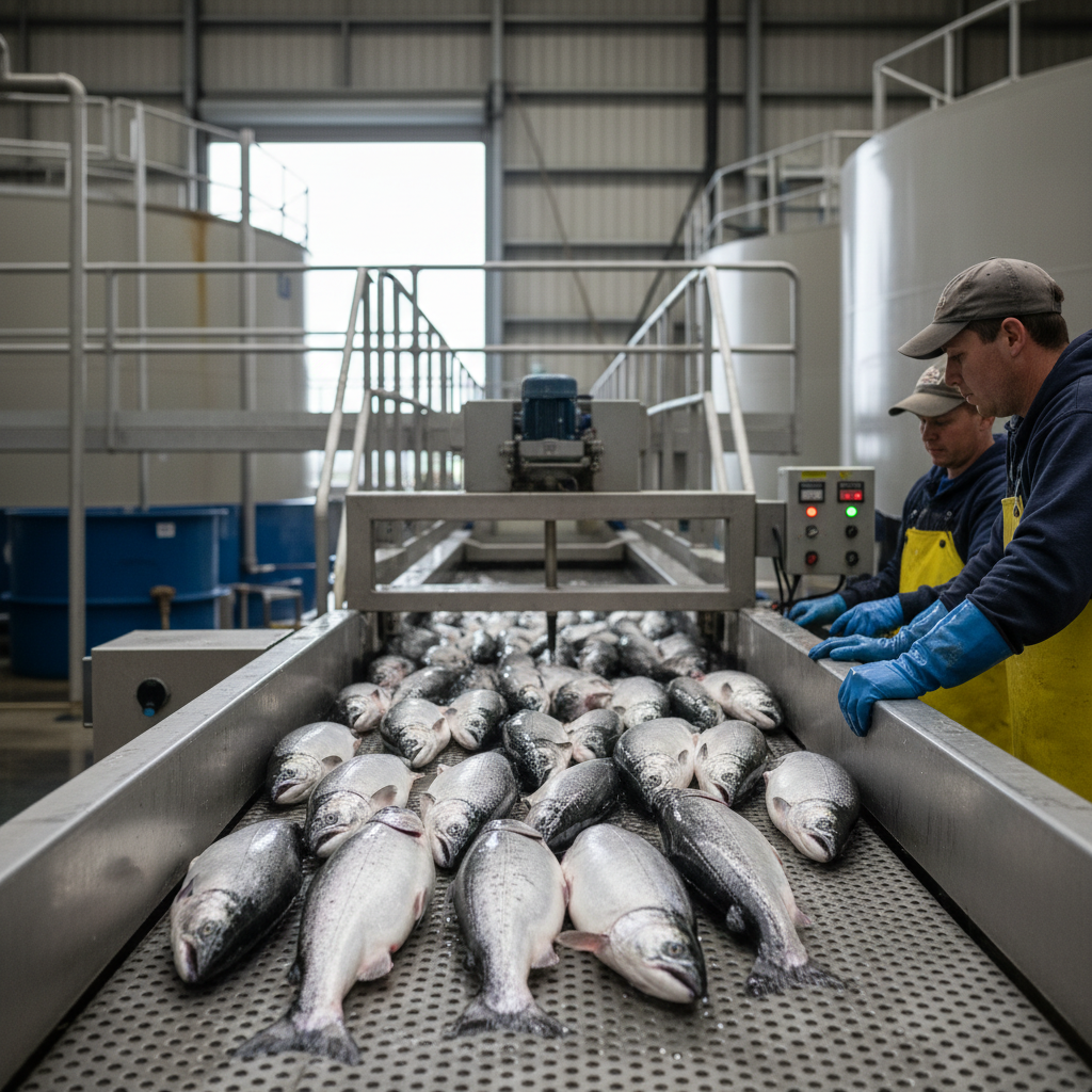 humane electrical fish stunner system
